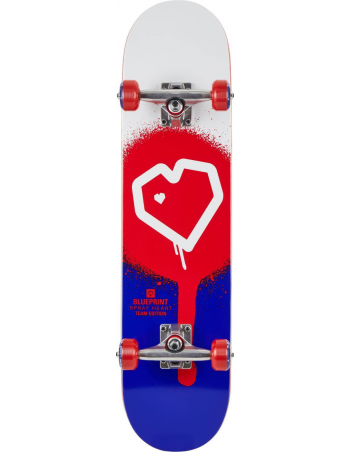 Komplette Blueprint Spray Heart V2 Komplet Skateboard 599,00 kr.