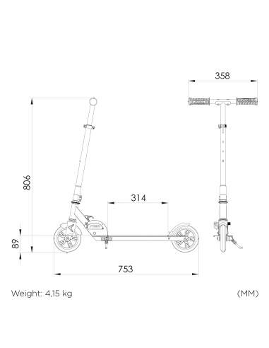 Justerbare STIGA Løbehjul Cruise 145-S - Pink 499,00 kr.