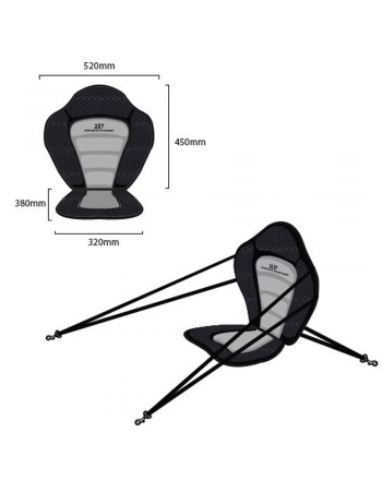 Tilbehør SUP Sæde Aquahybrid Seat - 2117 of Sweden 299,00 kr.