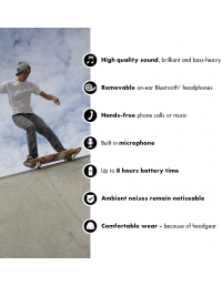 Caps og hovedbeklædning EAREBEL Street Beanie med høretelefoner 330,00 kr.