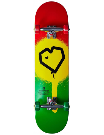 Komplette Blueprint Spray Heart V2 Komplet Skateboard 549,00 kr.