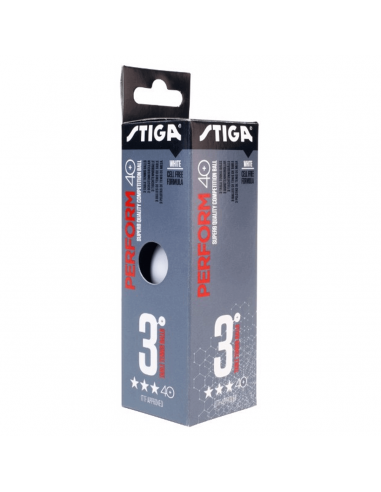 Bordtennis bolde Stiga Perform Bordtennisbolde 3-pak 49,00 kr.