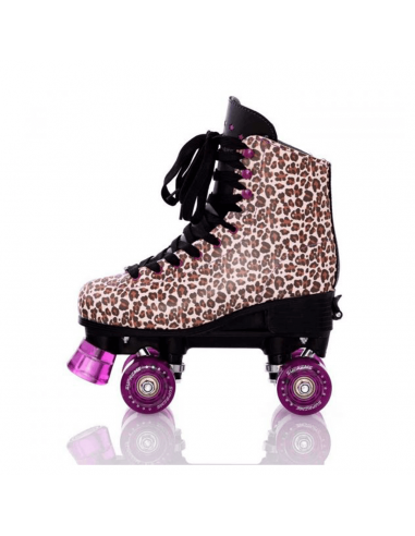 Børn Supreme Rollers Del Ray Justerbare Side-by-side rulleskøjter - Leopard 499,00 kr.