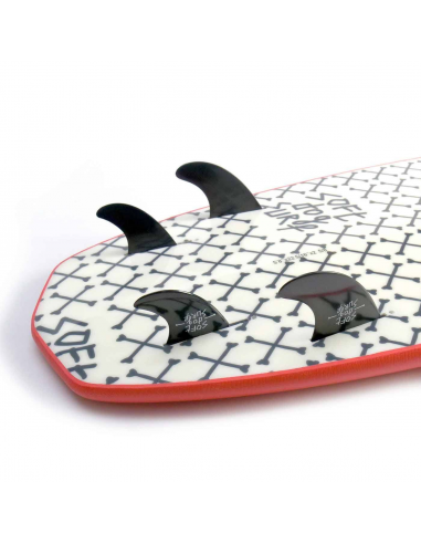 Tilbehør Softdog Futures Soft Top Fin - Quad Four 4 stk 369,00 kr.