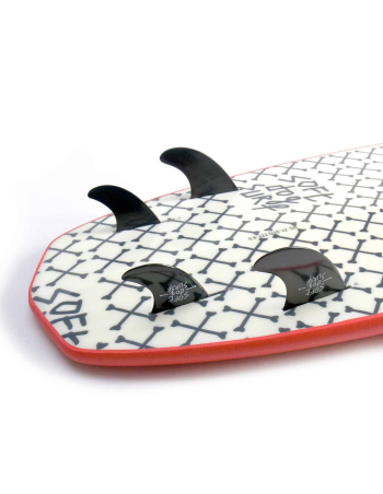 Tilbehør Softdog Futures Soft Top Fin - Quad Four 4 stk 369,00 kr.