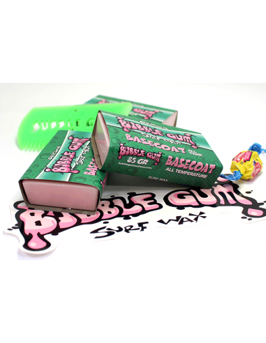 Forside Bubble Gum - Green Surf Wax Basecoat All Temperatures - Pris Pr Stk Fra 25,- 29,00 kr.
