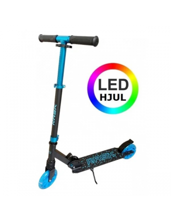 Justerbare RASK LIGHT 145 Justerbar Løbehjul med LED Lys - Blå 549,00 kr.