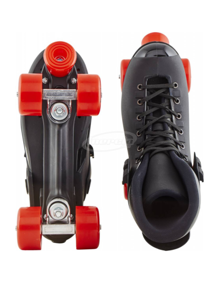 Roces Pro 80 Side-By-Side Rulleskøjter - Sort / Rød