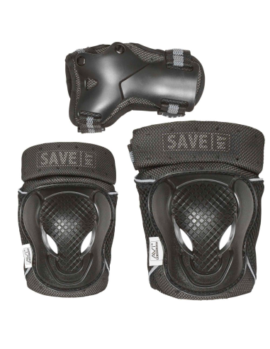 Save My Bones Beskyttelses Sæt 3-Pak - Sort