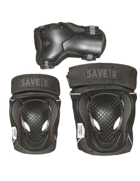 Save My Bones Beskyttelses Sæt 3-Pak - Sort