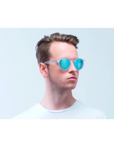 Red Bull Spect Eyewear Solbrille - Lace-005p x'tal Clear/smoke With Ice Blue Mirror POL