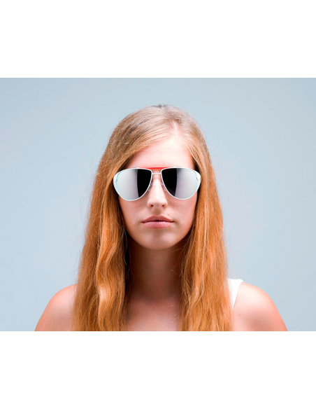 Red Bull Spect Eyewear Solbrille - Grayspeak-006p Matt White/Red