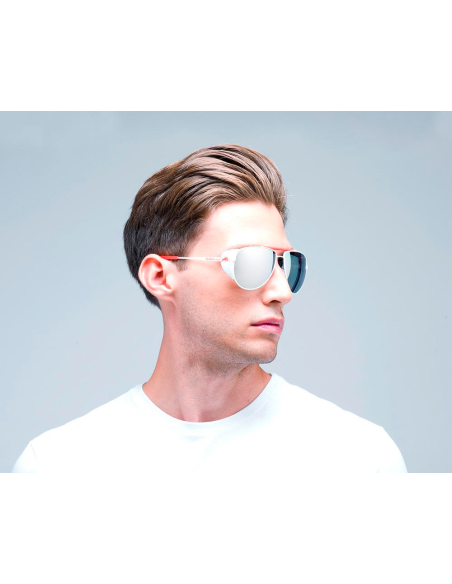 Red Bull Spect Eyewear Solbrille - Grayspeak-006p Matt White/Red