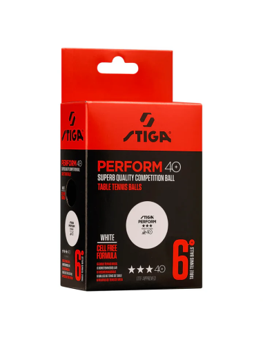Stiga Perform 40+ 3-star ABS Bordtennisbolde -...
