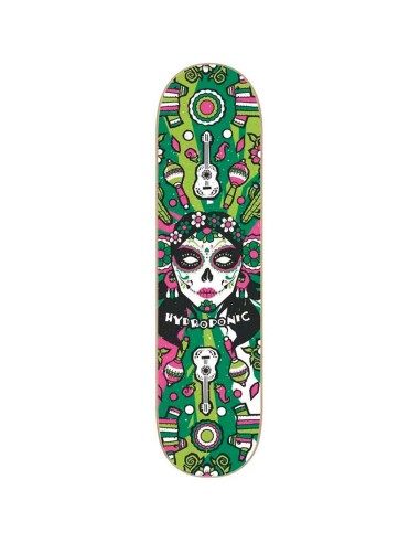Hydroponic Mexican Skull 2.0 Skateboard Deck