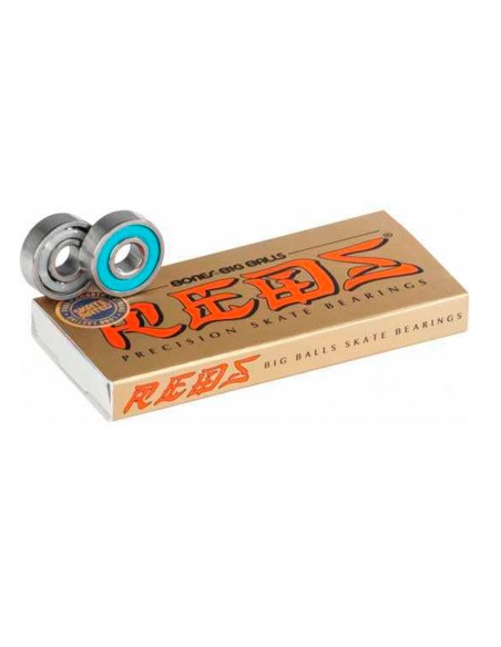 Bones Big Ball reds Skateboard Bearings 8-pack-300,00Kr