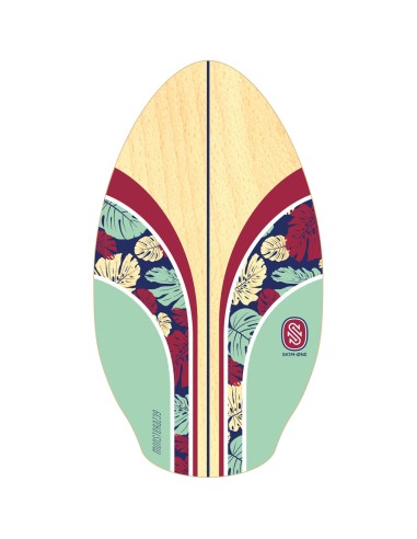 SKIM ONE MONSTERAZ 39 Wood Skimboard - Opal /...