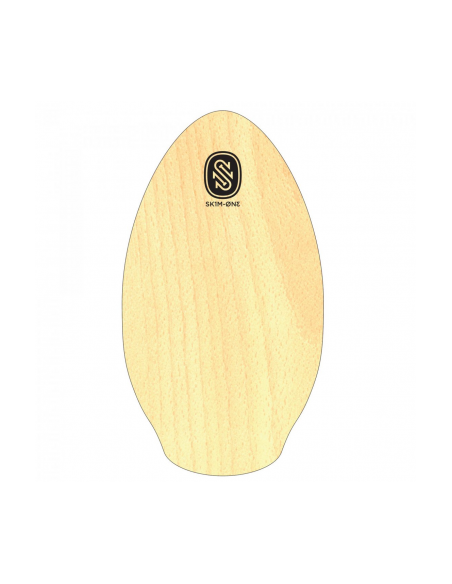SKIM ONE MONSTERAZ 39 Wood Skimboard - Opal / Burgundy
