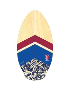 SKIM ONE FERNZ 41 Wood Skimboard - Royal / Burgundy