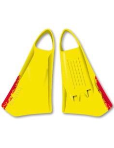OPTION 2 SWIM FINS Bodyboard Svømmefødder - Yellow / Red