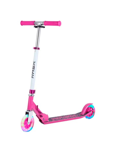 RASK 120 mm Pink Løbehjul med LYS i hjulene - 349,00 DKK
