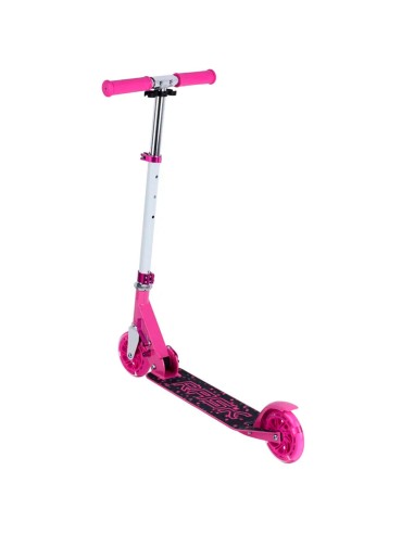 RASK 120 mm Pink Løbehjul med LYS i hjulene - 349,00 DKK