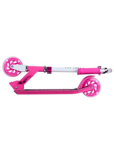 RASK 120 mm Pink Løbehjul med LYS i hjulene - 349,00 DKK
