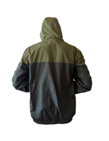 COLD Color Block Hybrid Jakke - Sort / Armygrøn