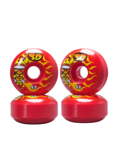 Speed Demons Characters 99A Skateboard Hjul 4-Pak