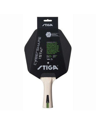 Stiga Cybershape 1-Star Bordtennisbat - 1 Stjerner