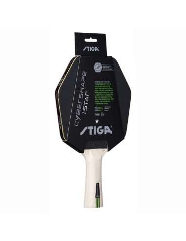 Stiga Cybershape 1-Star Bordtennisbat - 1 Stjerner