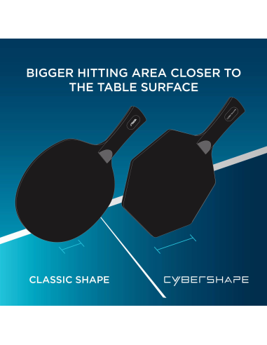 Stiga Cybershape 1-Star Bordtennisbat - 1 Stjerner