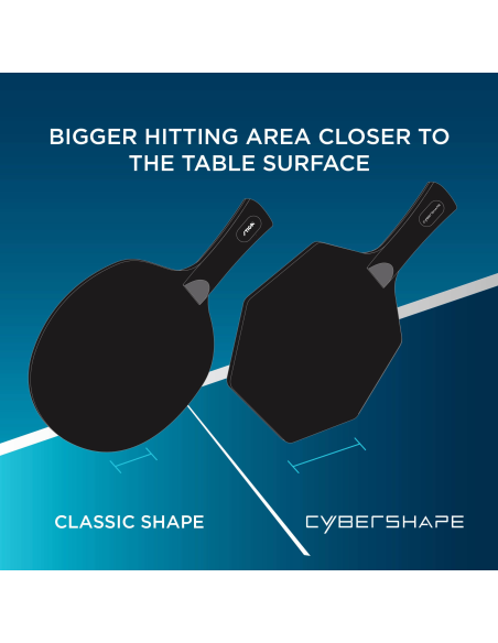 Stiga Cybershape 1-Star Bordtennisbat - 1 Stjerner