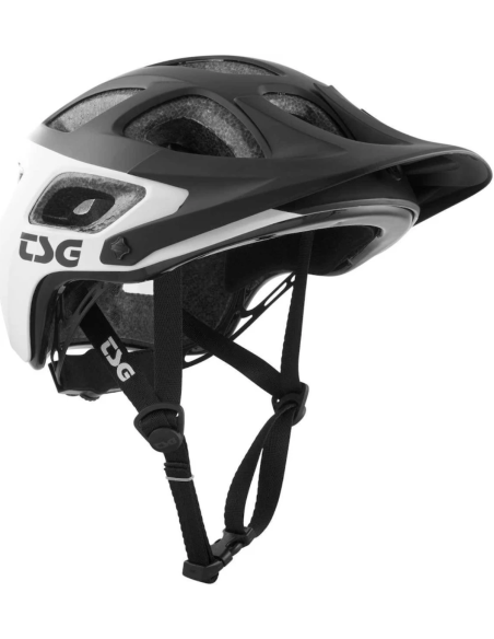 TSG Seek Block Cykel/MTB/BMX/Skate Hjelm - Graphic Hvid/Sort