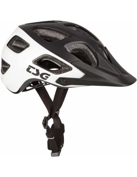 TSG Seek Block Cykel/MTB/BMX/Skate Hjelm - Graphic Hvid/Sort