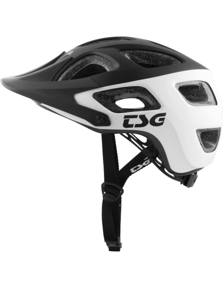 TSG Seek Block Cykel/MTB/BMX/Skate Hjelm - Graphic Hvid/Sort