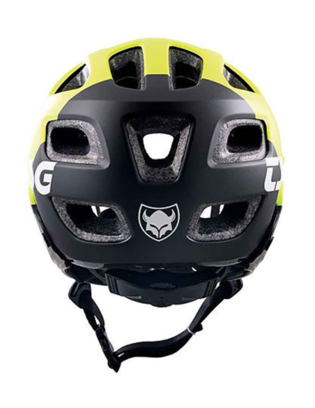 TSG Seek Youth Flow Fullface Mountain/BMX Hjelm - Graphic Design Flow Sort Yellow