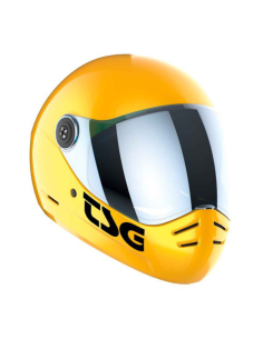 TSG Pass 2.0 Downhill Hjelm + Bonus Visor - Gloss Goldrush