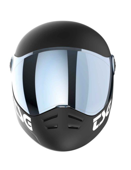 TSG Pass 2.0 Downhill Hjelm + Bonus Visor - Mat Sort