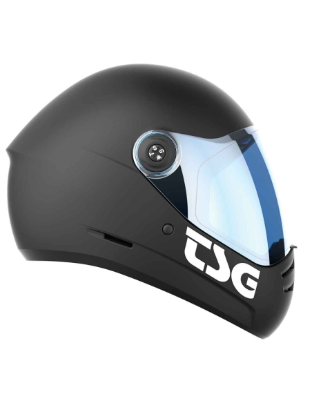TSG Pass 2.0 Downhill Hjelm + Bonus Visor - Mat Sort