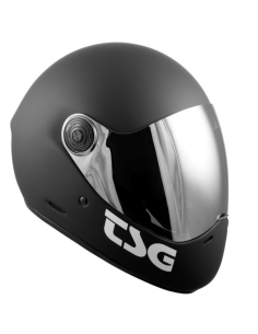 TSG Pass Pro Downhill Hjelm + Bonus Visor - Mat Sort