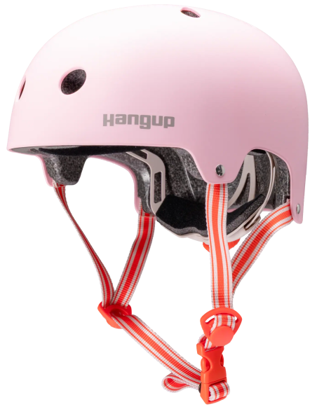 HangUp Justerbar Dual Certification Skate / Cykel Hjelm - Candy Pink