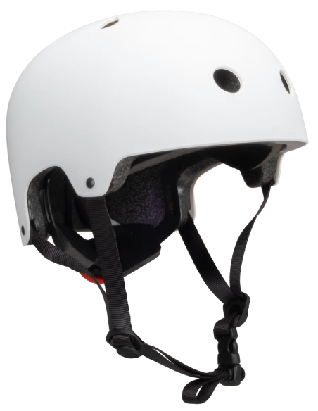 HangUp Justerbar Dual Certification Skate / Cykel Hjelm - White