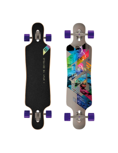 Streetsurfing Drop 39 Longboard 'I Want To Believe'