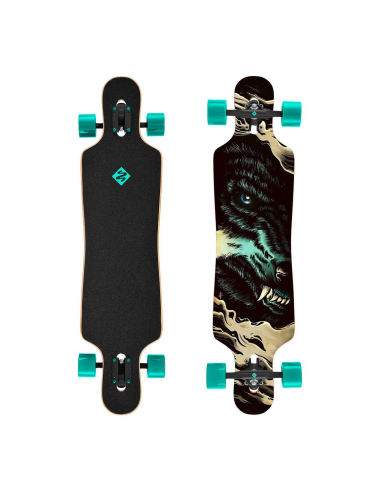 Streetsurfing Drop 39 Longboard Wolf