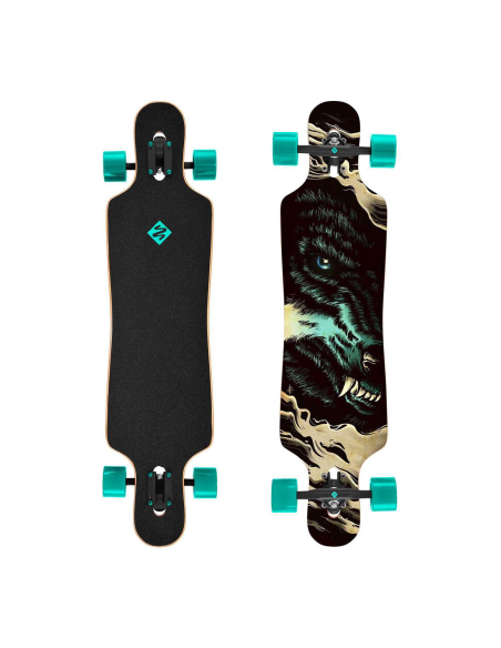 Streetsurfing Drop 39 Longboard Wolf