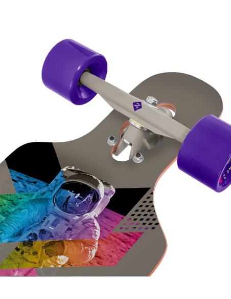 Streetsurfing Drop 39 Longboard 'I Want To Believe'