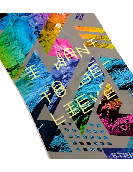 Streetsurfing Drop 39 Longboard 'I Want To Believe'