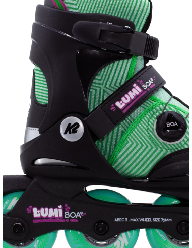 K2 Lumi Boa Justerbar Inline Rulleskøjte - Pige