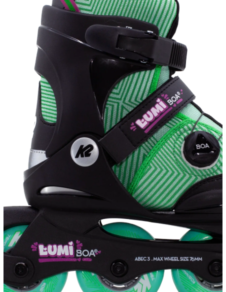 K2 Lumi Boa Justerbar Inline Rulleskøjte - Pige
